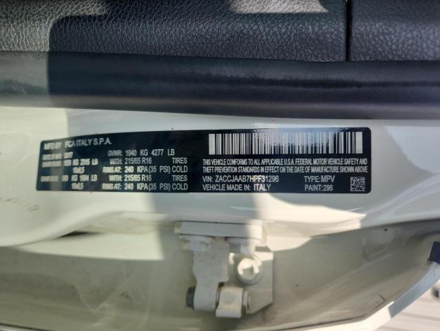 2017 JEEP RENEGADE S ZACCJAAB7HPF31296