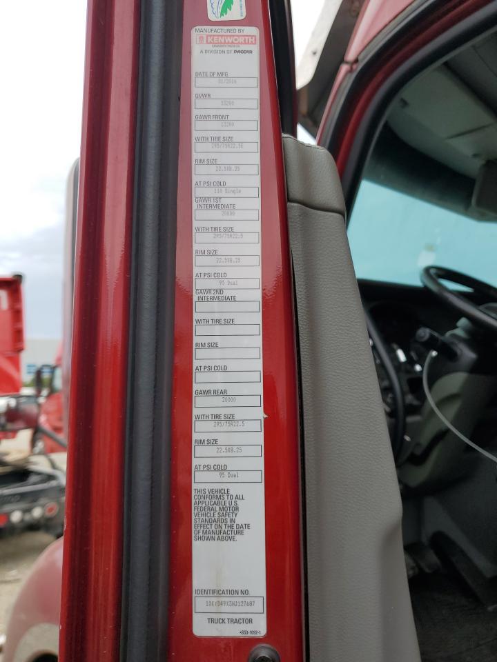 Lot #3312735234 2017 KENWORTH T680