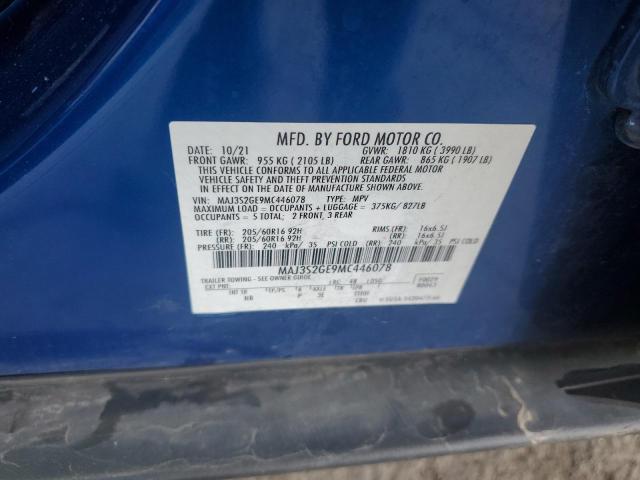 2021 FORD ECOSPORT SE #3291358131