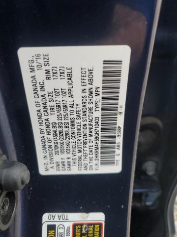 2016 HONDA CR-V EX - 2HKRM4H59GH710403