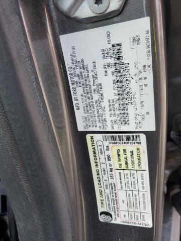 2016 FORD FUSION S 3FA6P0G74GR154798