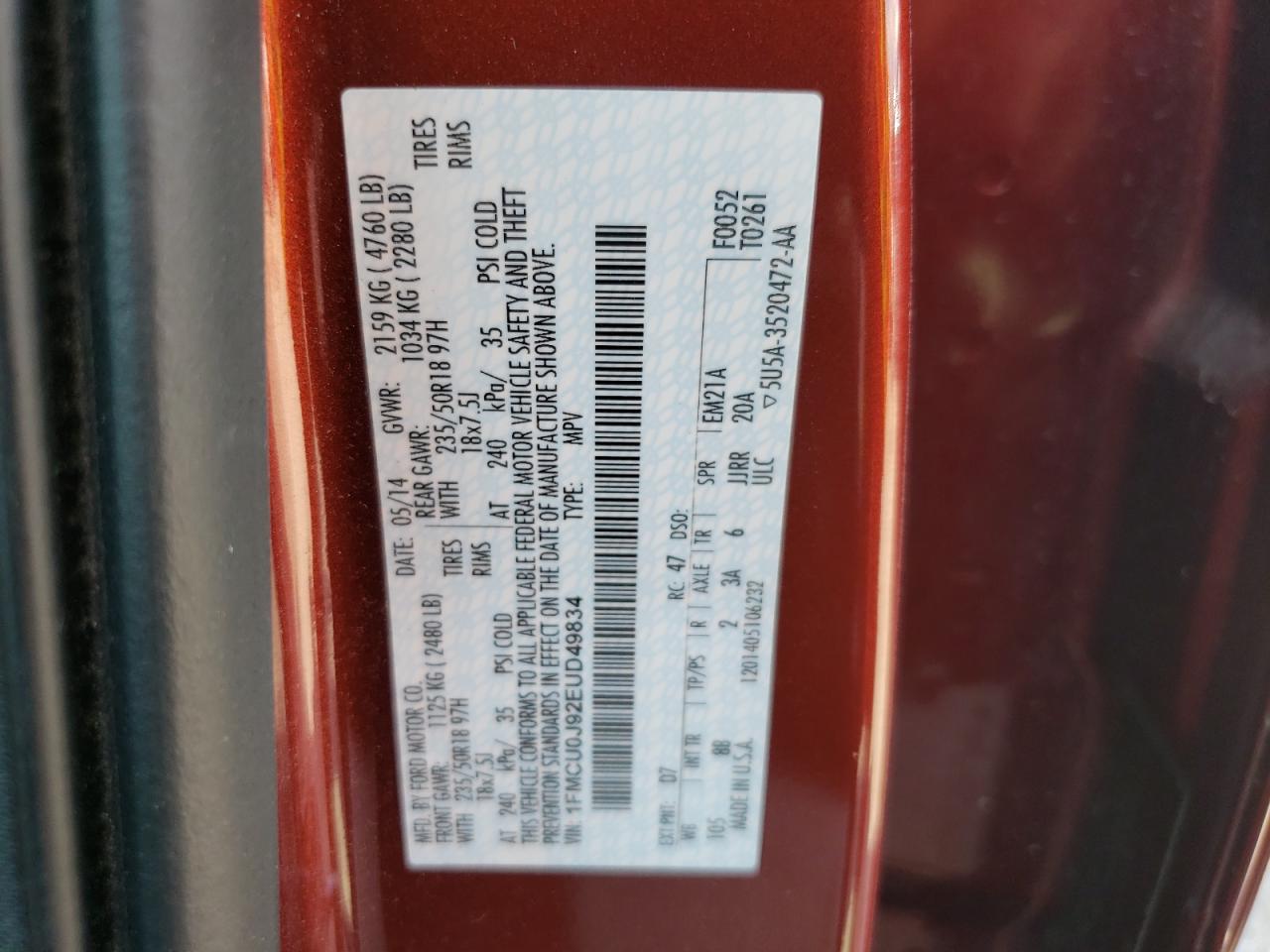 FORD ESCAPE TITANIUM