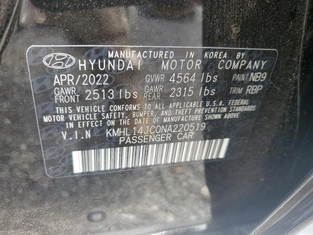 2022 HYUNDAI SONATA N L KMHL14JC0NA220519