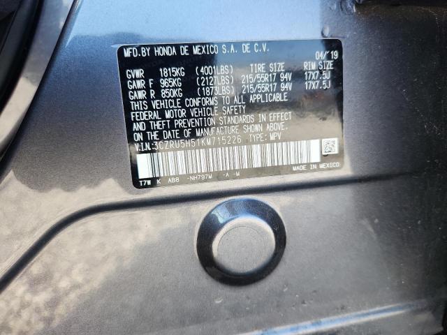 2019 HONDA HR-V EX 3CZRU5H51KM715226