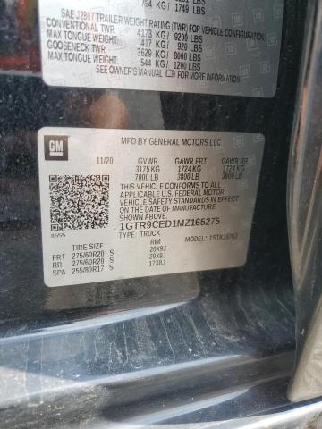 2021 GMC SIERRA K15 - 1GTR9CED1MZ165275