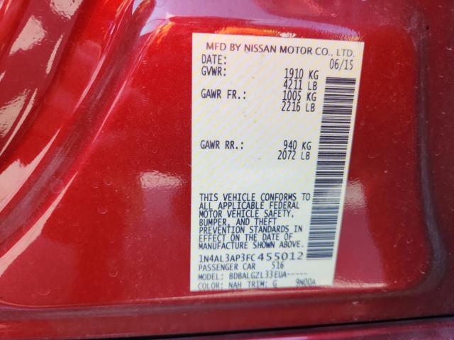 2015 NISSAN ALTIMA 2.5 - 1N4AL3AP3FC455012