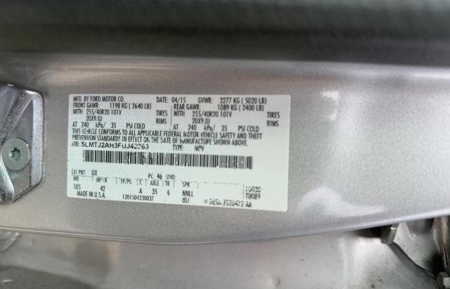 2015 LINCOLN MKC 5LMTJ2AH3FUJ42363