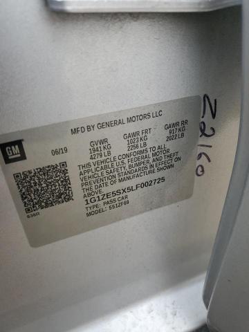 2020 CHEVROLET MALIBU PREMIER 1G1ZE5SX5LF002725