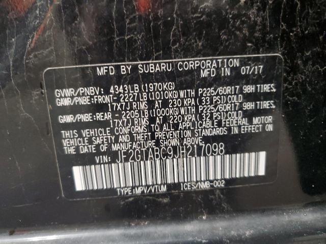 2018 SUBARU CROSSTREK JF2GTABC9JH217098