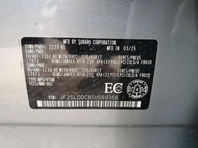 2025 SUBARU FORESTER P JF2SLDDC8SH569356