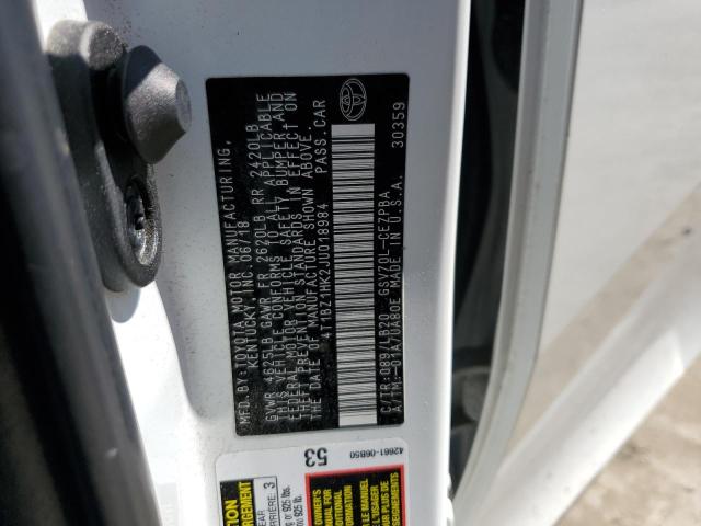 2018 TOYOTA CAMRY XSE 4T1BZ1HK2JU018984