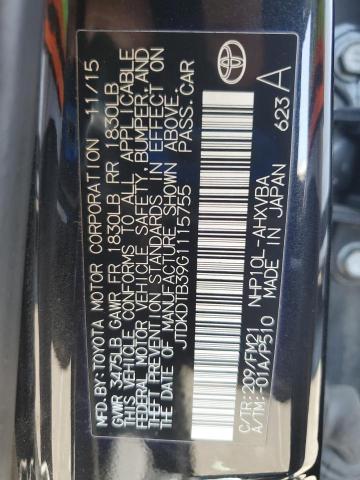 2016 TOYOTA PRIUS C JTDKDTB39G1115755