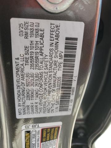 2025 ACURA RDX TECHNOLOGY 5J8TC2H55SL022305