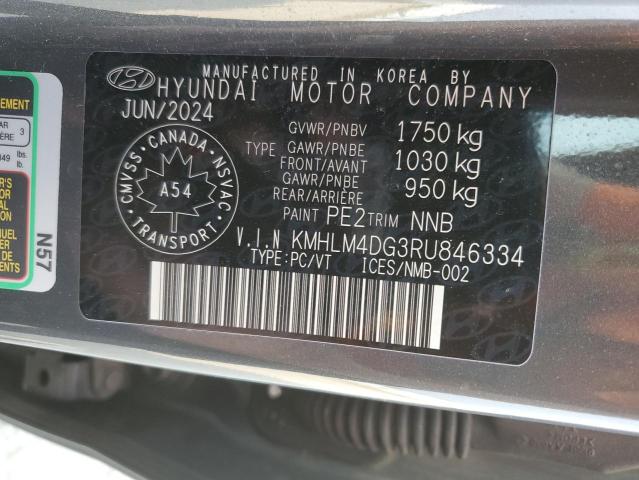 2024 HYUNDAI ELANTRA SE KMHLM4DG3RU846334