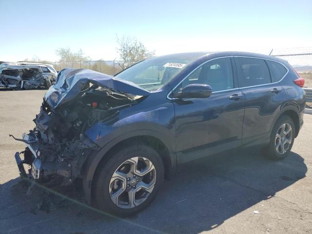 HONDA CR-V EXL 2019 blue  gas 2HKRW2H86KH652039 photo #1