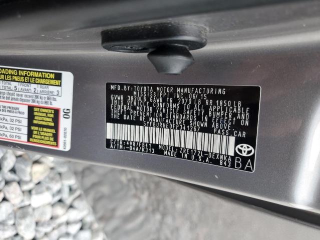 2015 TOYOTA COROLLA L - 5YFBURHE0FP341267