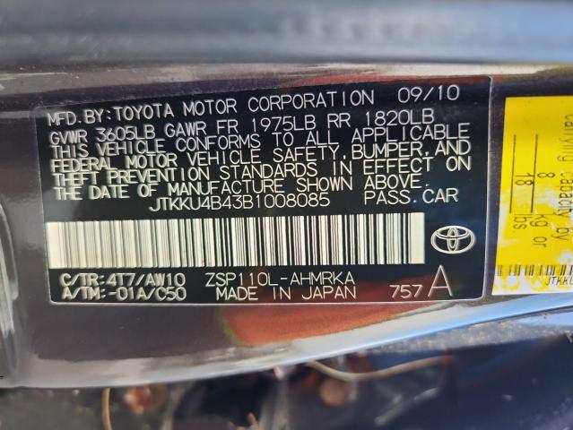 2011 SCION XD - JTKKU4B43B1008085