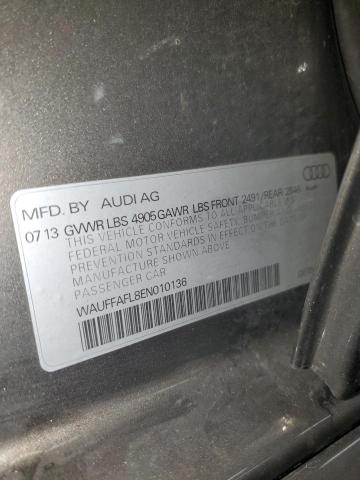 2014 AUDI A4 PREMIUM - WAUFFAFL8EN010136