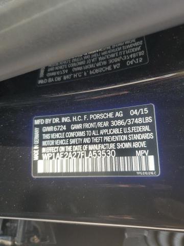 2015 PORSCHE CAYENNE SE HYBRID WP1AE2A27FLA53530