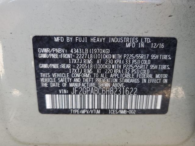 2017 SUBARU CROSSTREK JF2GPABC6H8231622