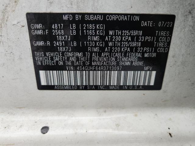 2024 SUBARU CROSSTREK 4S4GUHF64R3713097