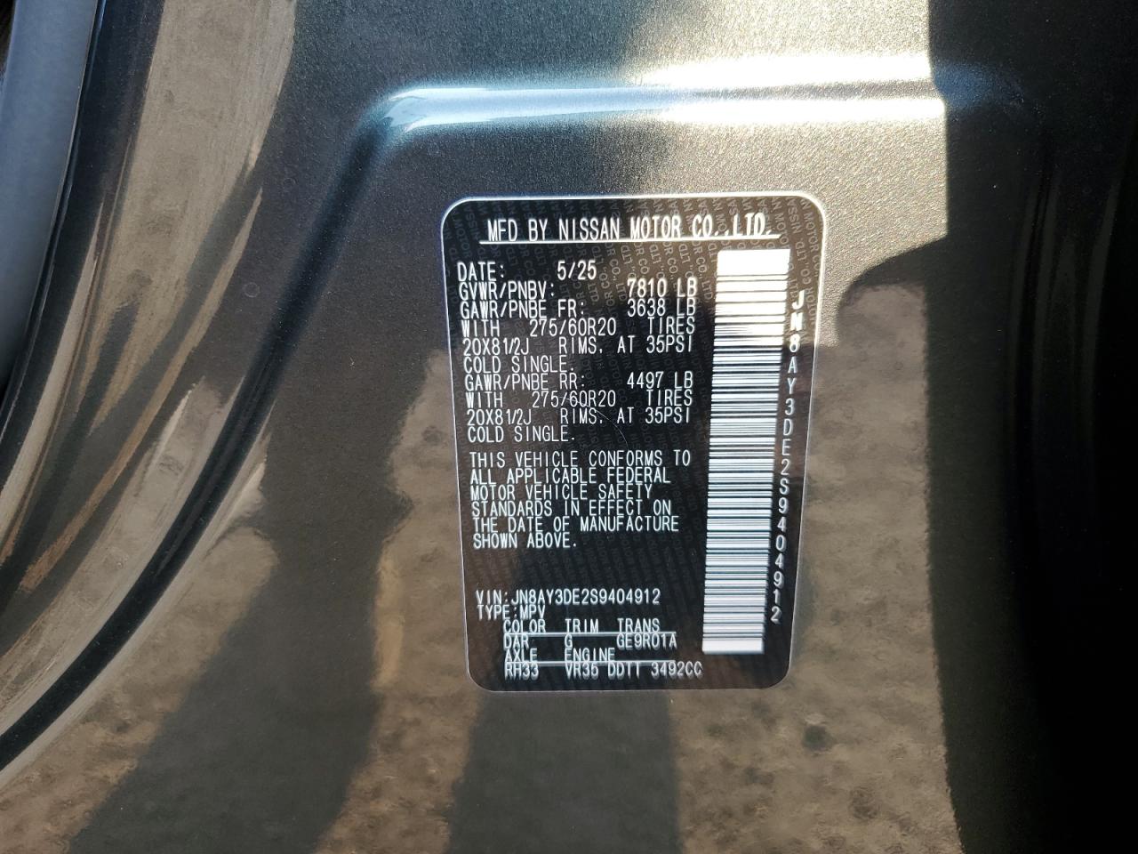 NISSAN ARMADA PRO-4X