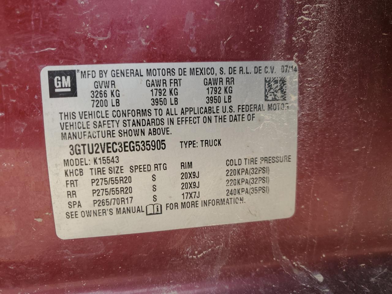 GMC SIERRA 1500 K1500 SLT