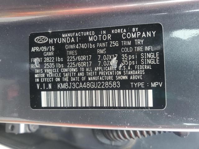 2016 HYUNDAI WAGON TCN KM8J3CA48GU228583