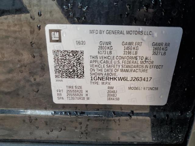 2020 CHEVROLET TRAVERSE LT #3301884439