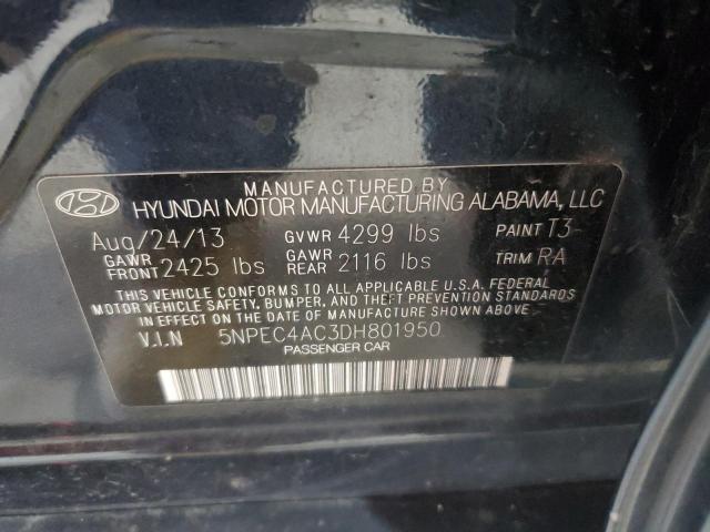 2013 HYUNDAI SONATA SE #3280453126