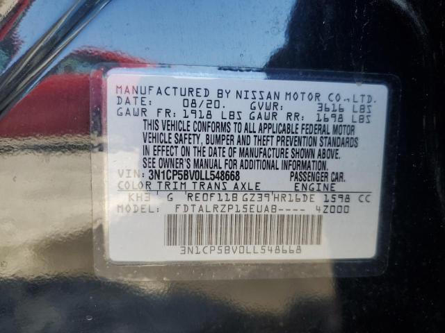 2020 NISSAN KICKS S 3N1CP5BV0LL548668