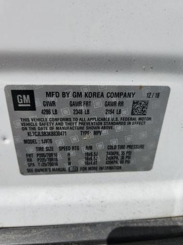 2019 CHEVROLET TRAX 1LT #3297147490