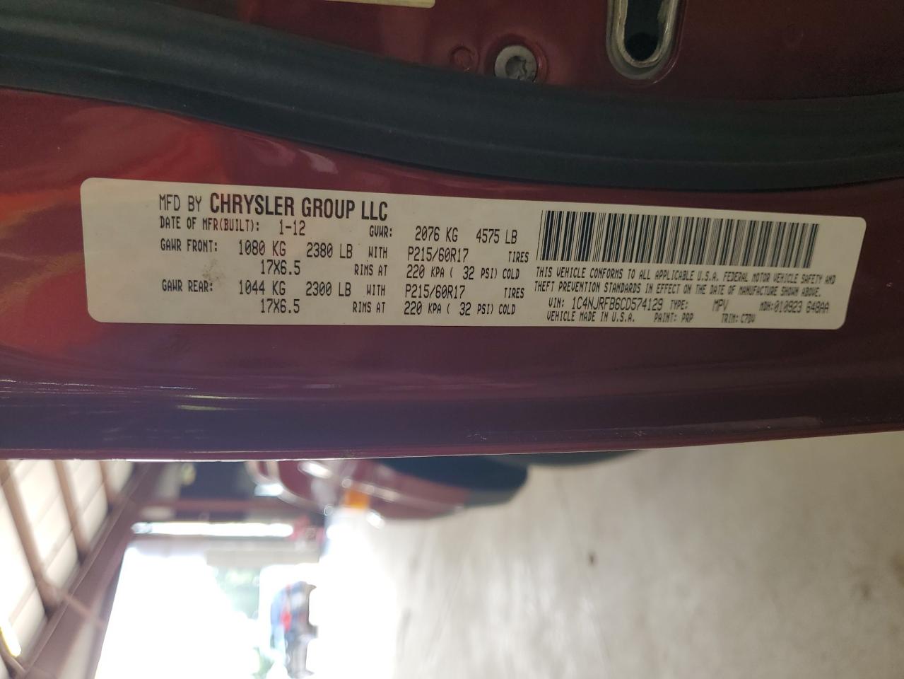 JEEP PATRIOT LATITUDE