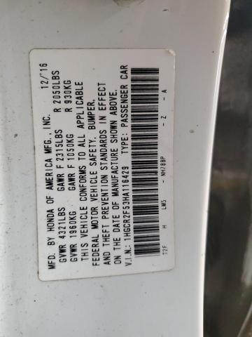 2017 HONDA ACCORD SPO 1HGCR2F53HA116429