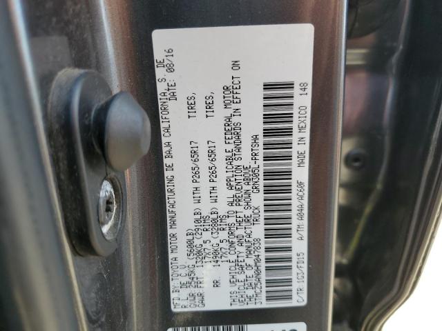 2017 TOYOTA TACOMA DOU #3282346318