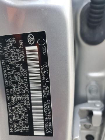 2021 TOYOTA PRIUS SPEC JTDKAMFU0M3141002