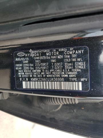 2020 HYUNDAI KONA SEL #3269869677