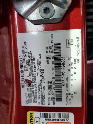 2017 LINCOLN MKZ RESERV - 3LN6L5F95HR646355