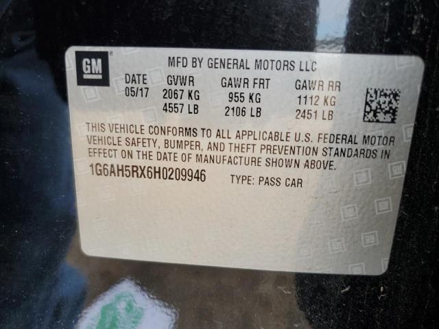 2017 CADILLAC ATS - 1G6AH5RX6H0209946