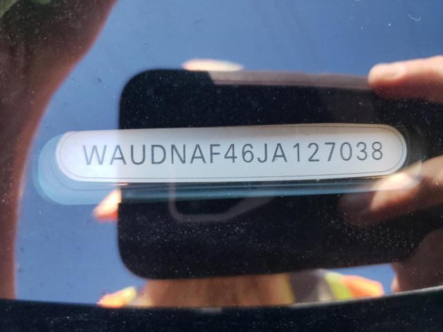 2018 AUDI A4 PREMIUM WAUDNAF46JA127038