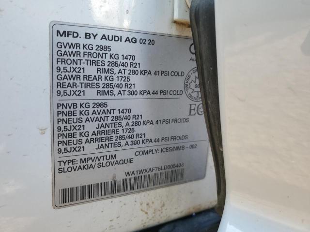 2020 AUDI Q7 TECHNIK WA1WXAF78LD005406