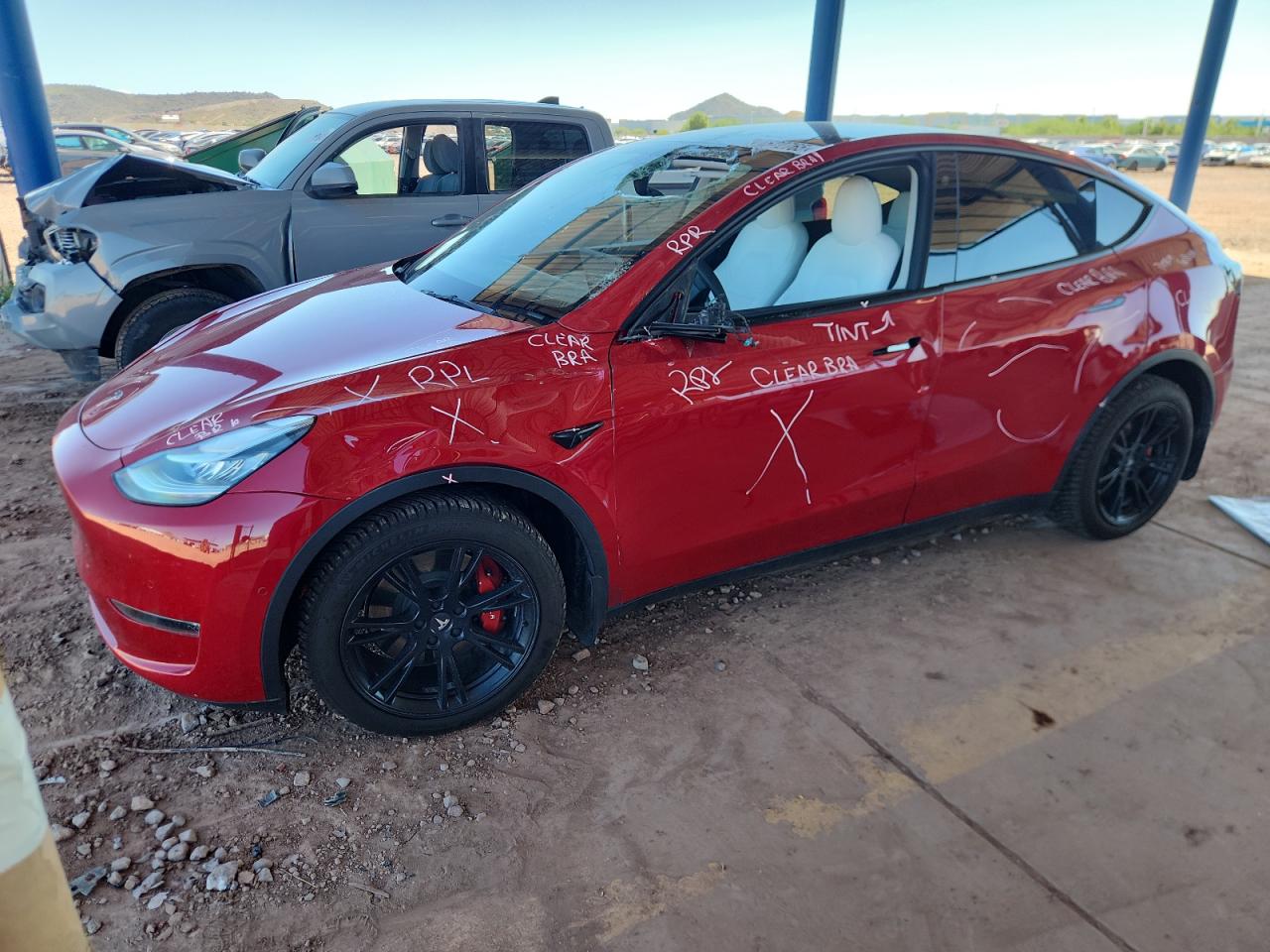 Lot #3310776953 2022 TESLA MODEL Y