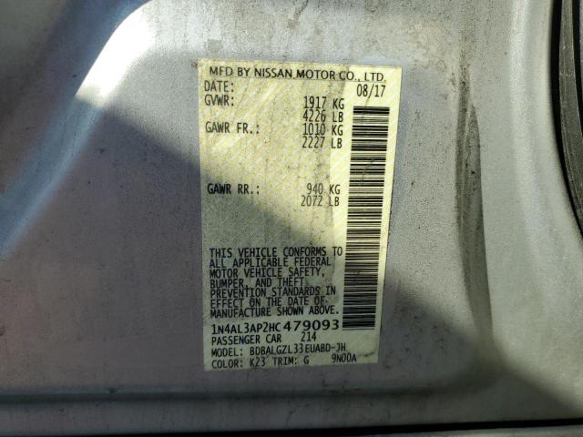 2017 NISSAN ALTIMA 2.5 1N4AL3AP2HC479093