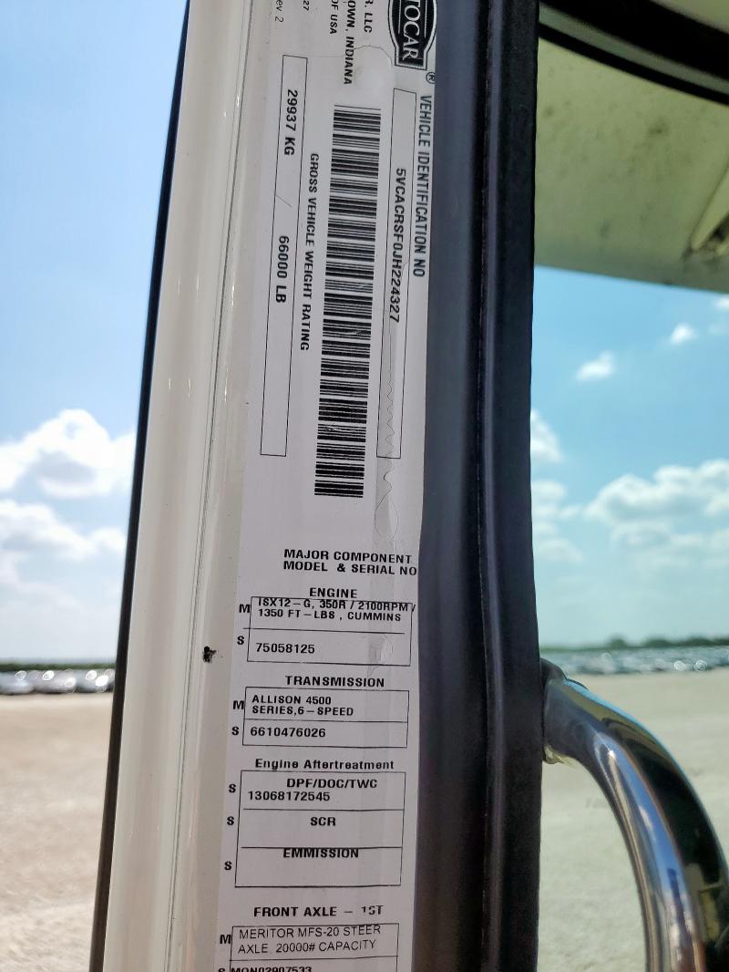 2018 AUTOCAR XPEDITOR W #3256367333