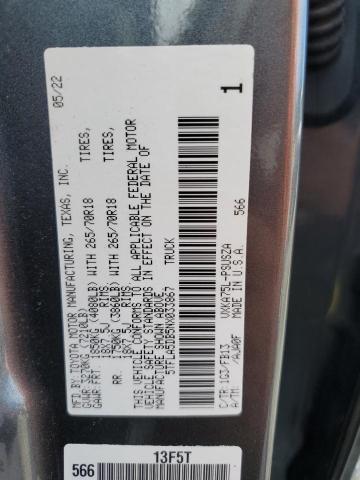 2022 TOYOTA TUNDRA CRE 5TFLA5DB5NX033867