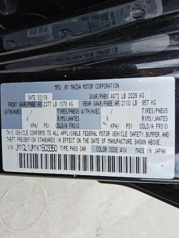 2019 MAZDA 6 SPORT JM1GL1UM1K1503350