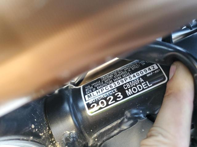 2023 HONDA MC MLHPC6359P5400942