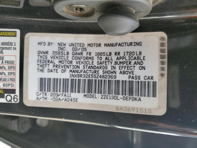 2005 TOYOTA COROLLA CE #3302928651