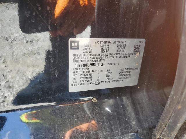 2017 CADILLAC ESCALADE P 1GYS4DKJ2HR114156