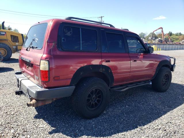 TOYOTA LAND CRUISER FJ80 1992 red 4dr spor gas JT3FJ80W6N0047877 photo #4